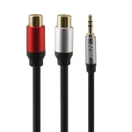 کابل 1 به 2 صدا کی نت K-C135 جک 3.5 به RCA ماده