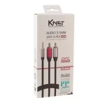 کابل 1 به 2 صدا کی نت K-C136 جک 3.5 به RCA نری - تصویر 4