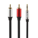 کابل 1 به 2 صدا کی نت K-C136 جک 3.5 به RCA نری