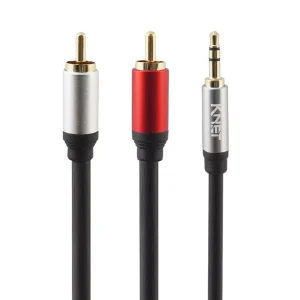 کابل 1 به 2 صدا کی نت K-C136 جک 3.5 به RCA نری