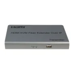 KVM اکستندر HDMI کی نت روی بستر فیبر نوری K-E820 تا 20 کیلومتر