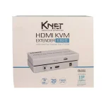 KVM اکستندر HDMI کی نت روی بستر فیبر نوری K-E820 تا 20 کیلومتر