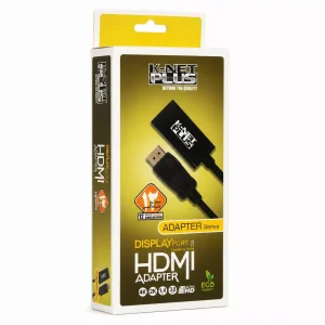 مبدل DisplayPort به HDMI کی نت پلاس KP-DO34 اکتیو 4K
