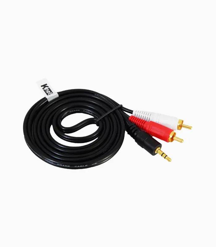 کابل 1 به 2 صدا کی نت 1.5 متری K-C145