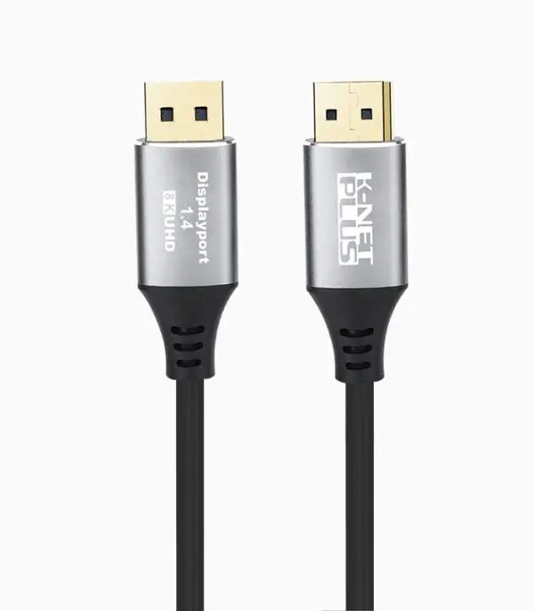 کابل ۱٫۴ DisplayPort دو سر نر ۱٫۸ متر کی نت پلاس KP-CDP1418