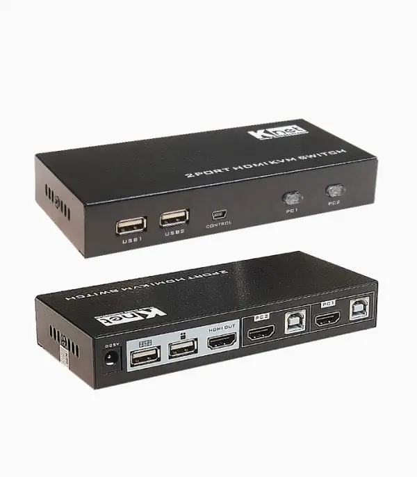 کی وی ام سوئیچ ۲ پورت HDMI کی نت K-H622