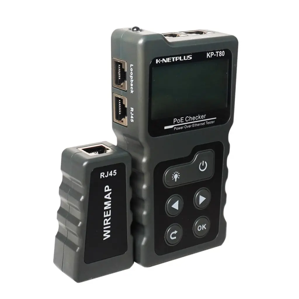تستر کابل شبکه Rj45 کی نت پلاس KP-T80